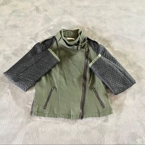 Womens size medium designer Artine Winter biker motorcycle jacket.